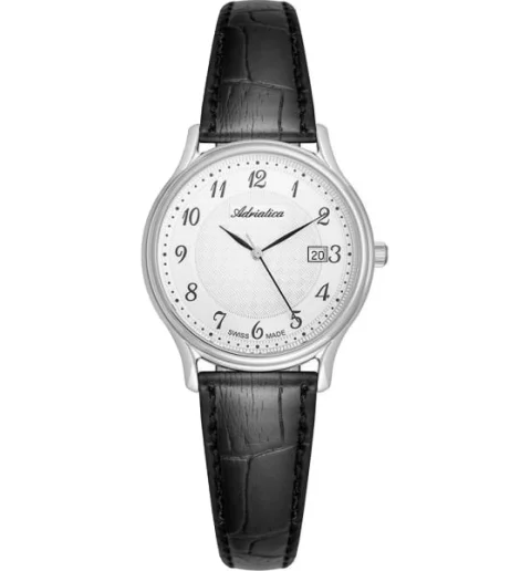 Женские Adriatica 3000.5223Q с кожанным браслетом