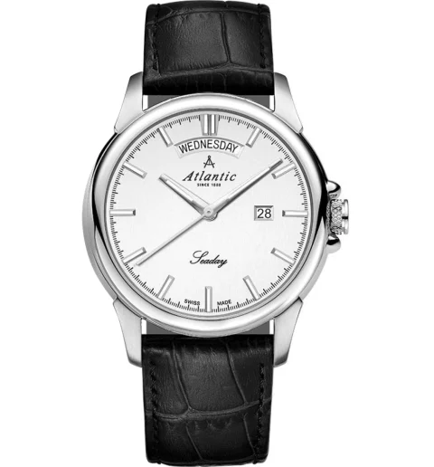 Atlantic 69550.41.21 с кожаным браслетом