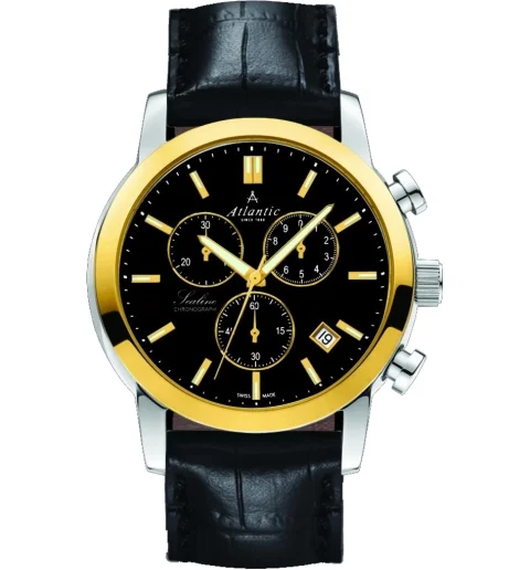 Atlantic 62450.43.61G с кожаным браслетом
