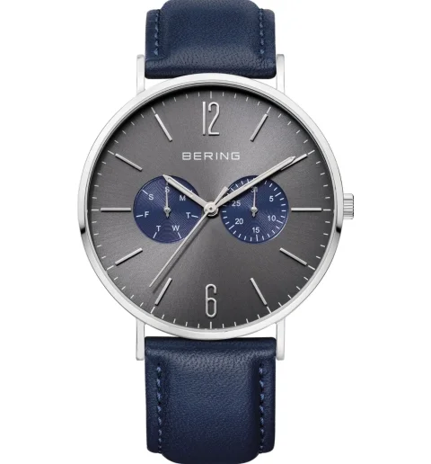 Bering 14240-803 с кожаным браслетом