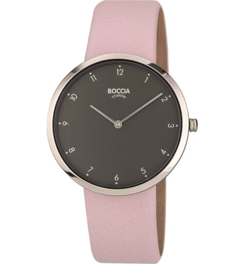Boccia 3309-04 с кожаным браслетом
