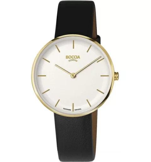Женские Boccia 3327-04 с кожанным браслетом