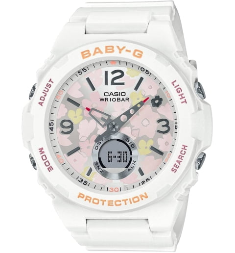 Часы Casio Baby-G BGA-260FL-7A с каучуковым браслетом