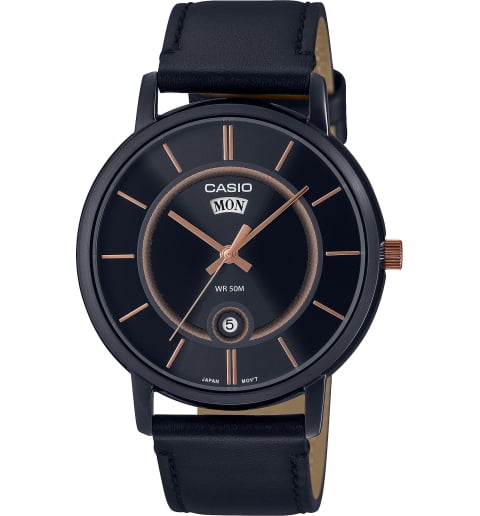 Часы Casio Collection MTP-B120BL-1A с водонепроницаеомстью WR50m