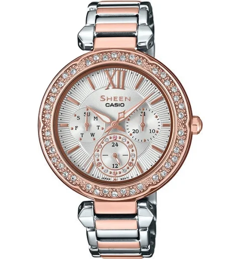 Женские Casio SHEEN SHE-3061SPG-7B с римскими цифрами