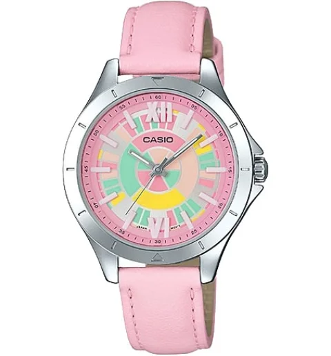 Женские Casio Collection LTP-E129L-4A с римскими цифрами