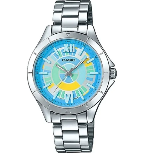 Женские Casio Collection LTP-E129D-2A с римскими цифрами