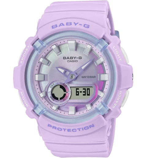 Часы Casio Baby-G BGA-280DR-4A с каучуковым браслетом