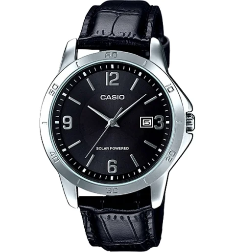 Мужские кварцевые часы Casio Collection MTP-VS02L-1A с арабскими цифрами