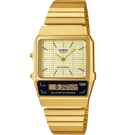 Часы Casio Collection AQ-800EG-9A со стальным браслетом