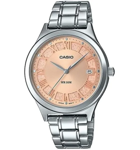 Женские Casio Collection LTP-E141D-9A с римскими цифрами