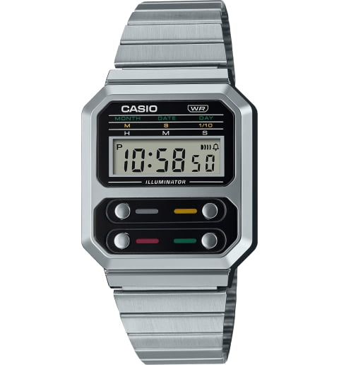 Прямоугольные часы Casio Collection A100WE-1A
