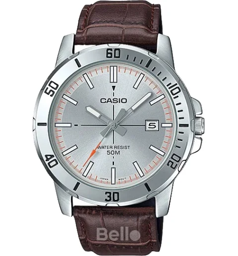 Мужские кварцевые часы Casio Collection MTP-VD01L-8E с арабскими цифрами