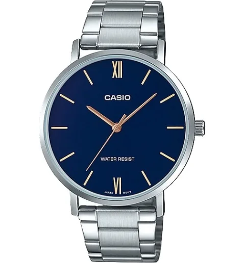 Мужские часы Casio Collection MTP-VT01D-2B Quartz Water Resist