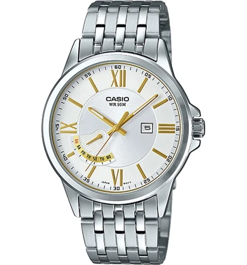 Мужские Casio Collection MTP-E125D-7A с римскими цифрами