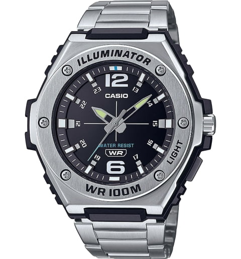 Часы Casio Collection MWA-100HD-1A со стальным браслетом