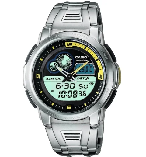 Casio Collection AQF-102WD-9B с таймером