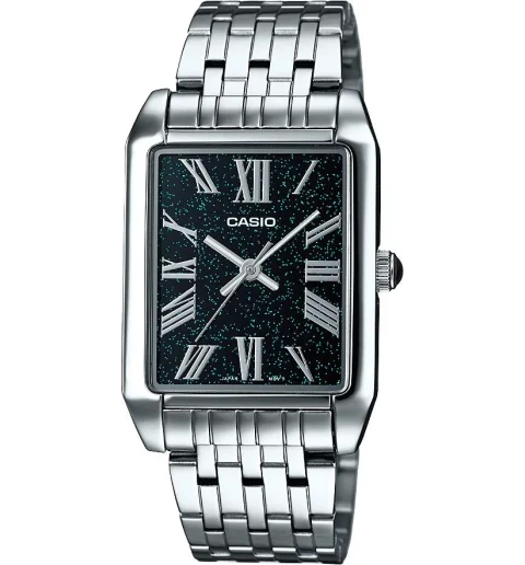 Мужские прямоугольные часы Casio Collection MTP-TW101D-1A со стрелками