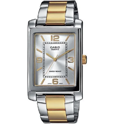 Мужские прямоугольные часы Casio Collection MTP-1234PSG-7A со стрелками
