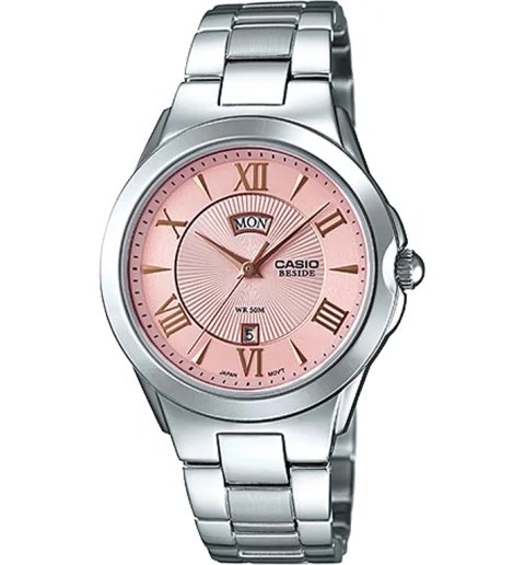 Женские Casio BESIDE BEL-130D-4A с римскими цифрами