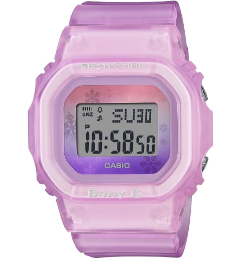 Часы Casio Baby-G BGD-560WL-4E с каучуковым браслетом