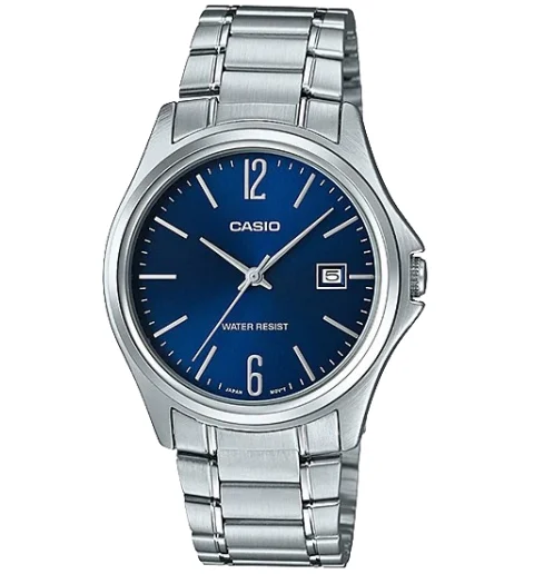 Мужские кварцевые часы Casio Collection MTP-1404D-2A с арабскими цифрами