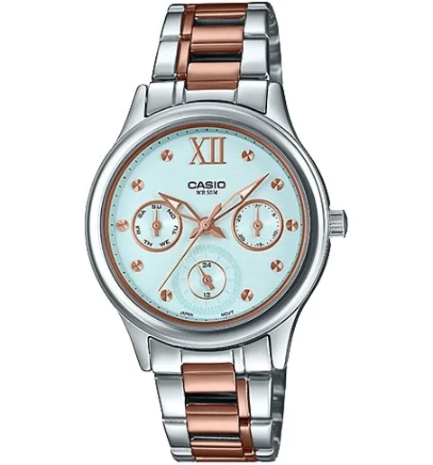 Женские Casio Collection LTP-E306RG-2A с римскими цифрами