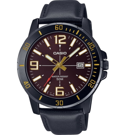Часы Casio Collection MTP-VD01BL-5B с водонепроницаеомстью WR50m