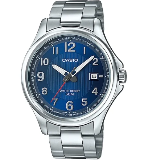 Мужские кварцевые часы Casio Collection MTP-E126D-2A с арабскими цифрами