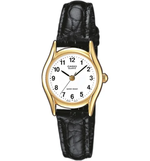 Женские Casio Collection LTP-1154Q-7B с кожанным браслетом
