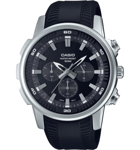 Часы Casio Collection MTP-E505-1A с водонепроницаеомстью WR50m
