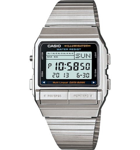 Часы Casio DATA BANK DB-380-1 с записной книжкой
