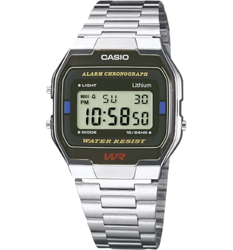 Прямоугольные часы Casio Collection A-163WA-1