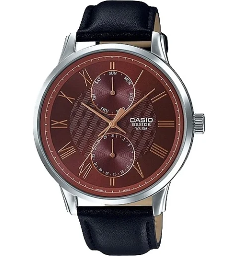 Мужские Casio BESIDE BEM-313L-5A с римскими цифрами