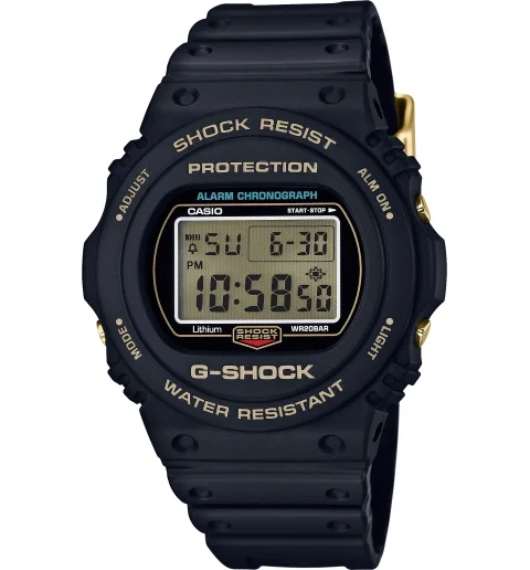Casio G-Shock DW-5735D-1B с будильником и подсветкой