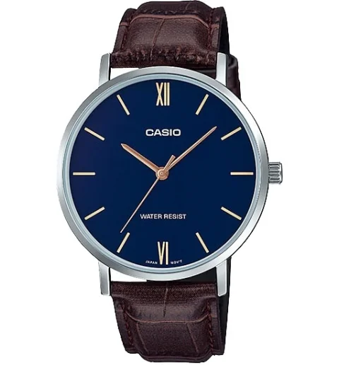 Мужские часы Casio Collection MTP-VT01L-2B Quartz Water Resist