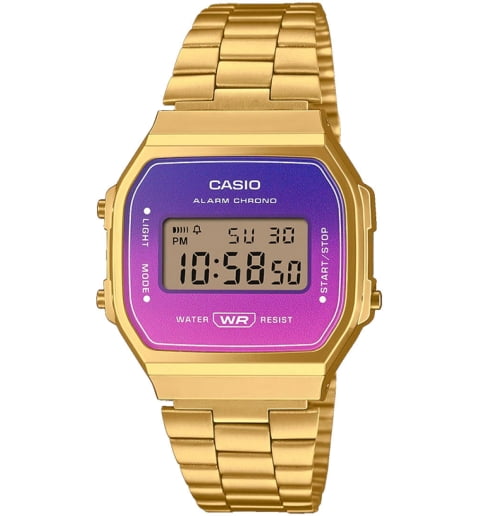 Часы Casio Collection A-168WERG-2A со стальным браслетом