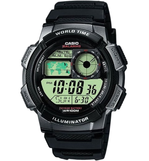 Часы Casio Collection AE-1000W-1B для плавания