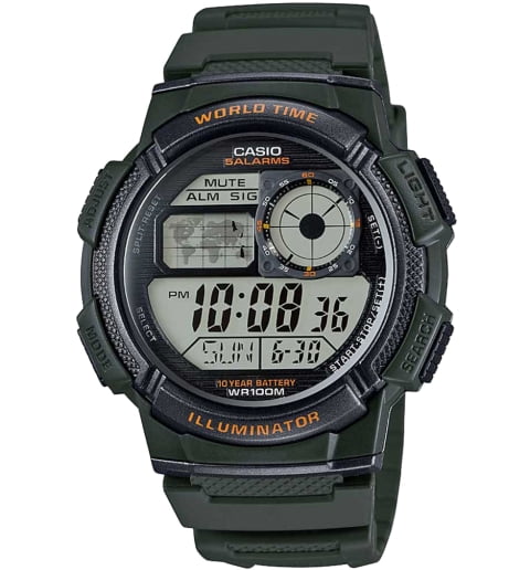 Часы Casio Collection AE-1000W-3A для плавания