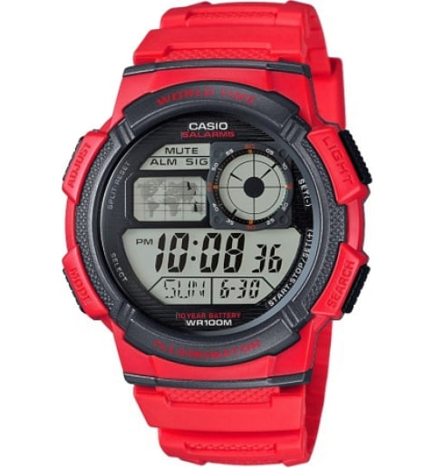Часы Casio Collection AE-1000W-4A с будильником