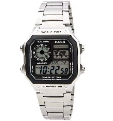 Прямоугольные часы Casio Collection AE-1200WHD-1A