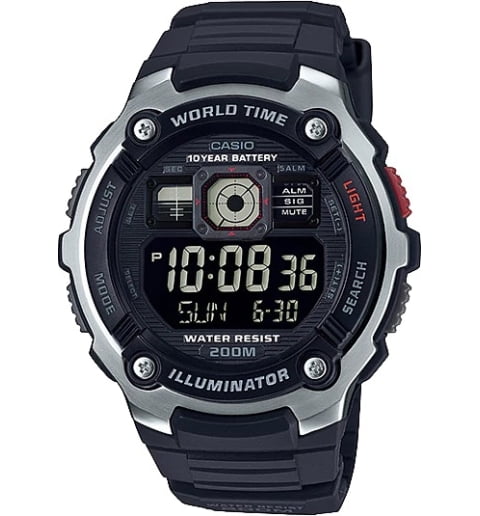 Часы Casio Collection AE-2000W-1B для плавания