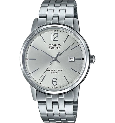 Часы Casio Collection MTS-110D-7A с сапфировым стеклом