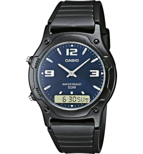 Часы Casio Collection AW-49HE-2A с будильником