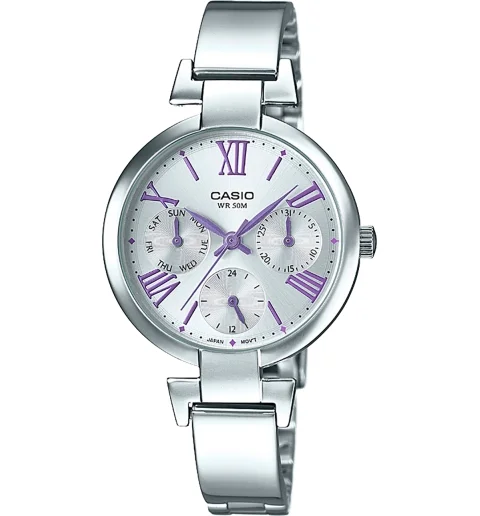 Женские металлические часы Casio Collection LTP-E404D-6A