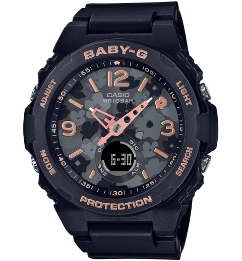 Часы Casio Baby-G BGA-260FL-1A с каучуковым браслетом