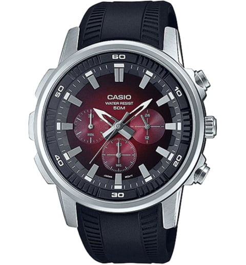 Часы Casio Collection MTP-E505-4A с водонепроницаеомстью WR50m