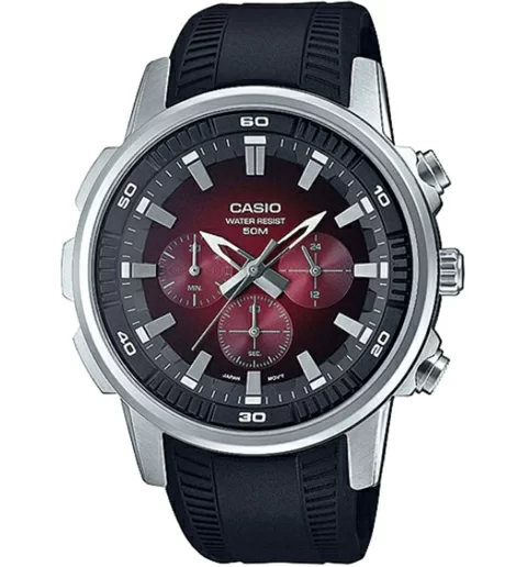 Мужские Casio Collection MTP-E505-4A с комбинированным циферблатом