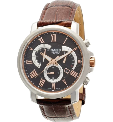 Мужские Casio BESIDE BEM-506GL-1A с римскими цифрами