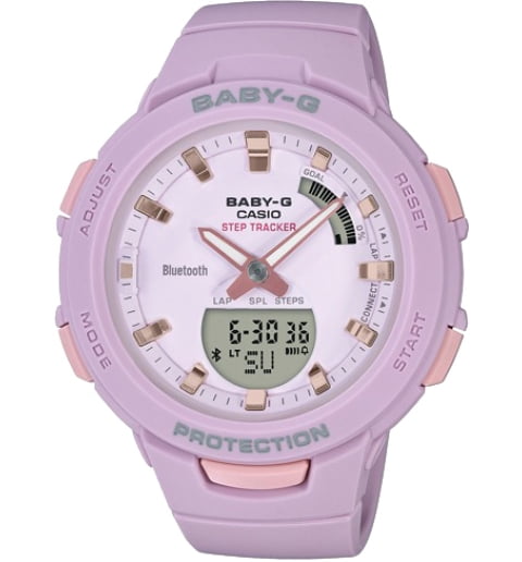 Часы Casio Baby-G BSA-B100-4A2 с Bluetooth